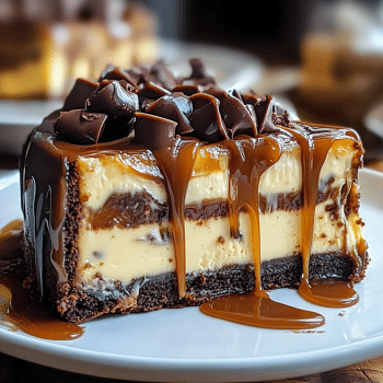 Caramel Brownie Cheesecake Recipe